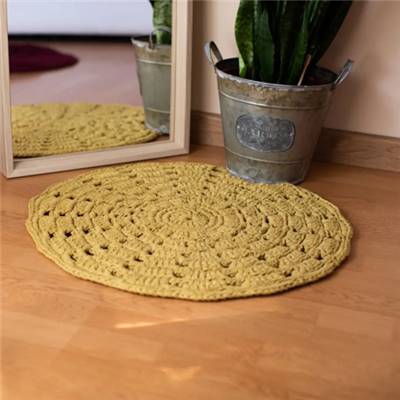 KIT TAPIS MANDALA HOOOKED - SPICE OCRE