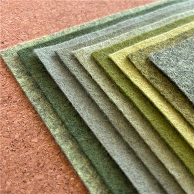 PACK EMERAUDE - 9 COLORIS DE FEUTRINE 15x15cm EN CAMAIEUX