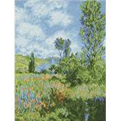 KIT BRODERIE DIAMANT - VUE DE VETHEUIL - MONET