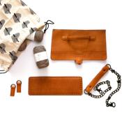 KIT HAUMEA BAG MUUD - CUIR WHISKY- COULEUR BRONZE