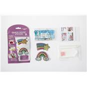 KIT BIG DOTZ 2 STICKERS ETOILE ARC-EN-CIEL - QUICK DOTZ BROD. DIAMANT