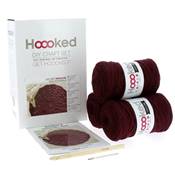 KIT TAPIS MANDALA HOOOKED - MAROON RUST