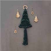 KIT MACRAMÉ HOOOKED - SAPIN DE NOEL - VERT