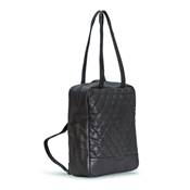 SAC A DOS/MAIN EN CUIR MUUD - FAUNA - NOIR