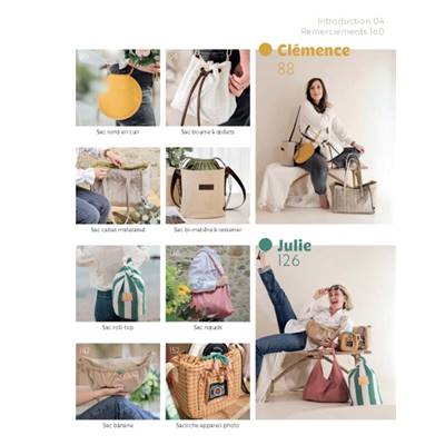 SACS & POCHETTES TENDANCE A COUDRE - 14 SACS 3 POCHETTES