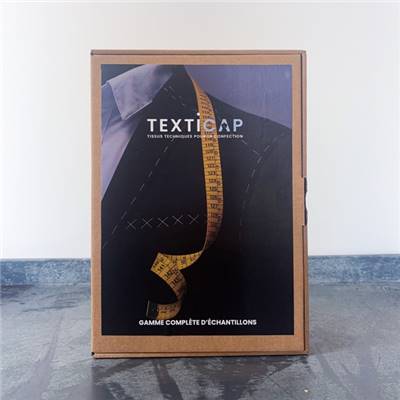 COFFRET TEXTICAP : 61 FICHES ECHANTILLON D’ENTOILAGES + CATALOGUE