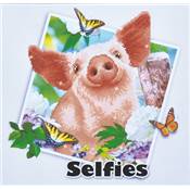 KIT BRODERIE DIAMANT - SELFIE PETIT COCHON 