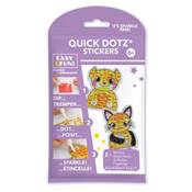 KIT BIG DOTZ 2 STICKERS CHIOT CHATON - QUICK DOTZ BRODERIE DIAMANT