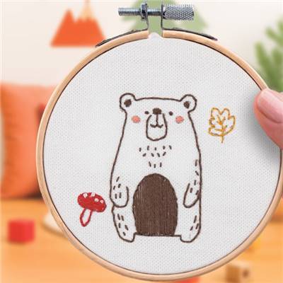 FRENCH'KITS - BRODERIE DÉCORATIVE - OURS