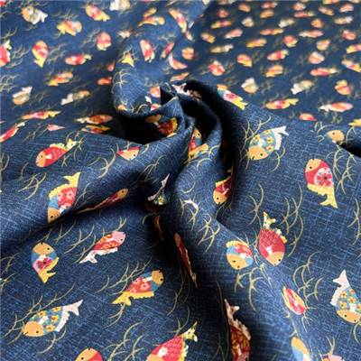 TISSU KURENAI 3378-4A - 100 % COTON - 110 CM 