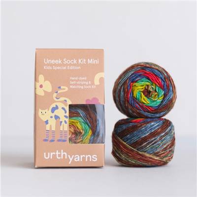 KIT CHAUSSETTES ENFANTS - UNEEK SOCK MINI - 2 X 30 G - URTH YARNS-