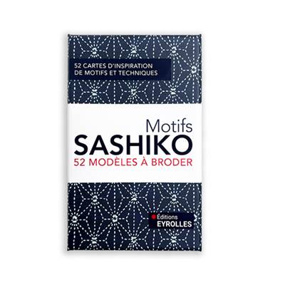 COFFRET MOTIFS SASHIKO 52 MODELES A BRODER