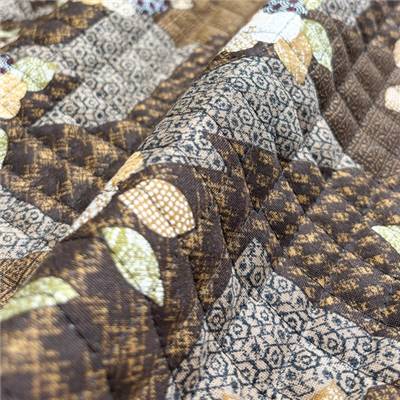 TISSU MATELASSE KURENAI 13100-3C - COTON-POLYESTER  - 110 CM 