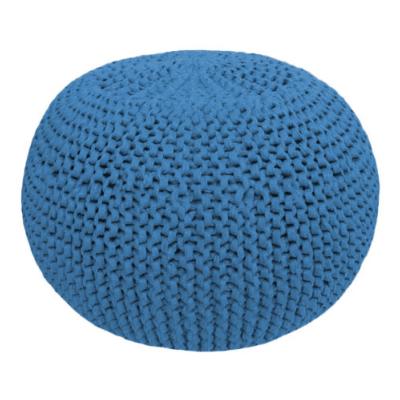 KIT POUF AU TRICOT ET AU CROCHET HOOOKED - PETROL